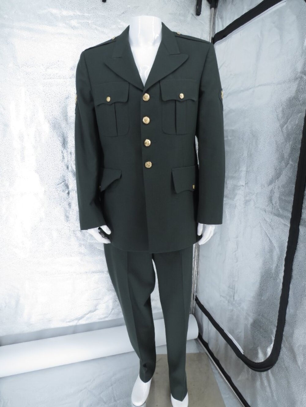 Vntg U.S. Army Green Dress Uniform Set Collector Grade DSCP (41R top/ 34L bottom